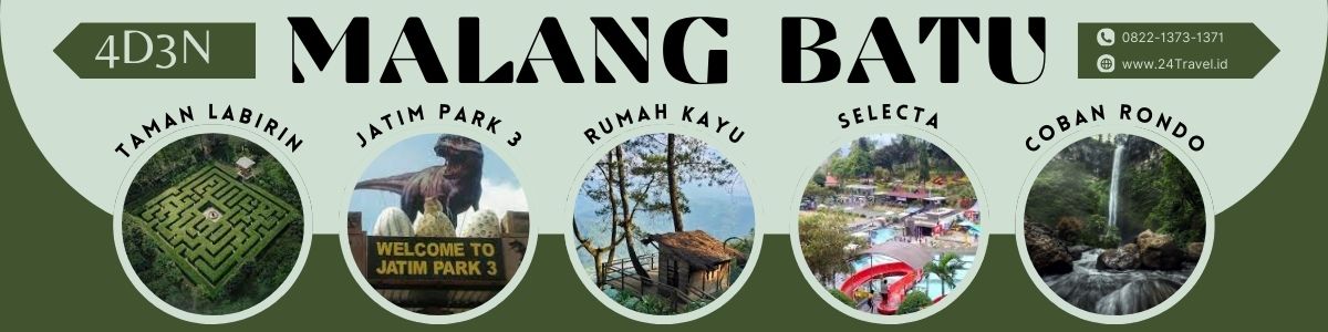 harga paket tour wisata malang batu 4 hari 3 malam dari surabaya