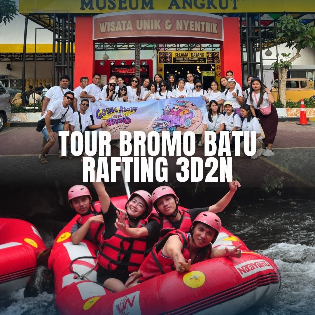 Paket Liburan Bromo Batu Rafting 3 hari 2 malam