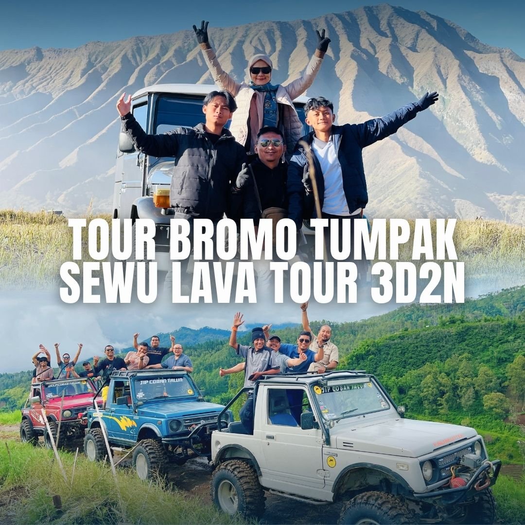 Paketan Bromo Tumpak Sewu Lava Tour 3D2N