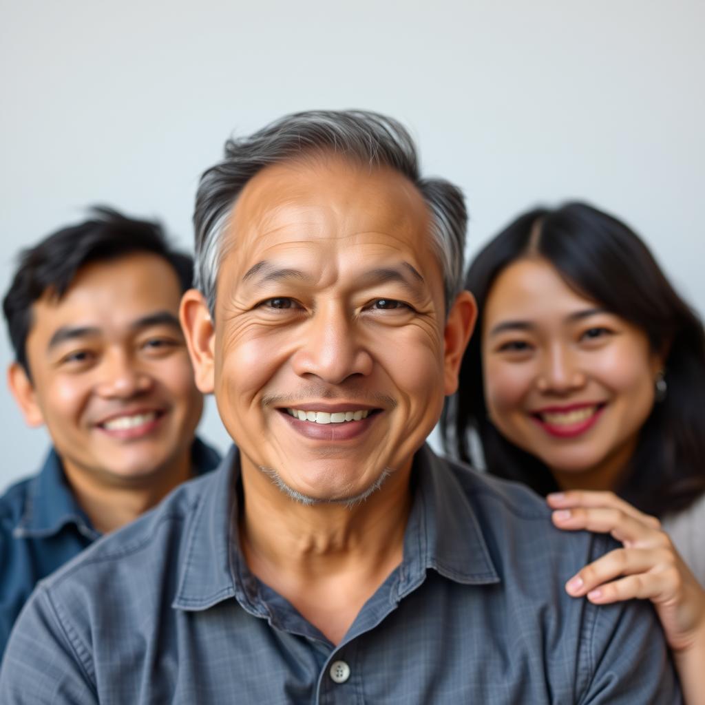 Foto keluarga Bapak Rudi