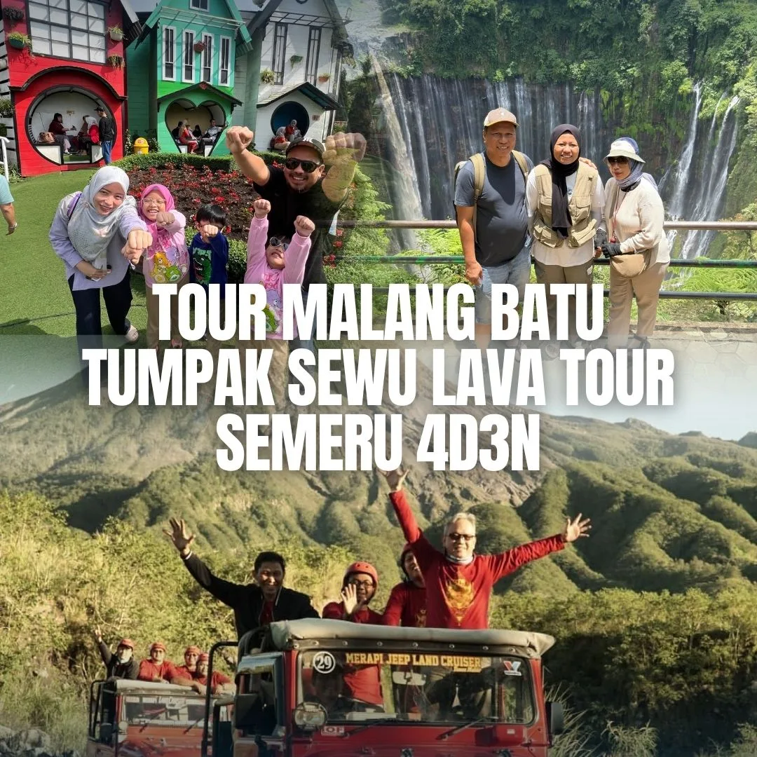 Paket Wisata Batu Tumpak Sewu Lava Tour Semeru 4 Hari 3 Malam