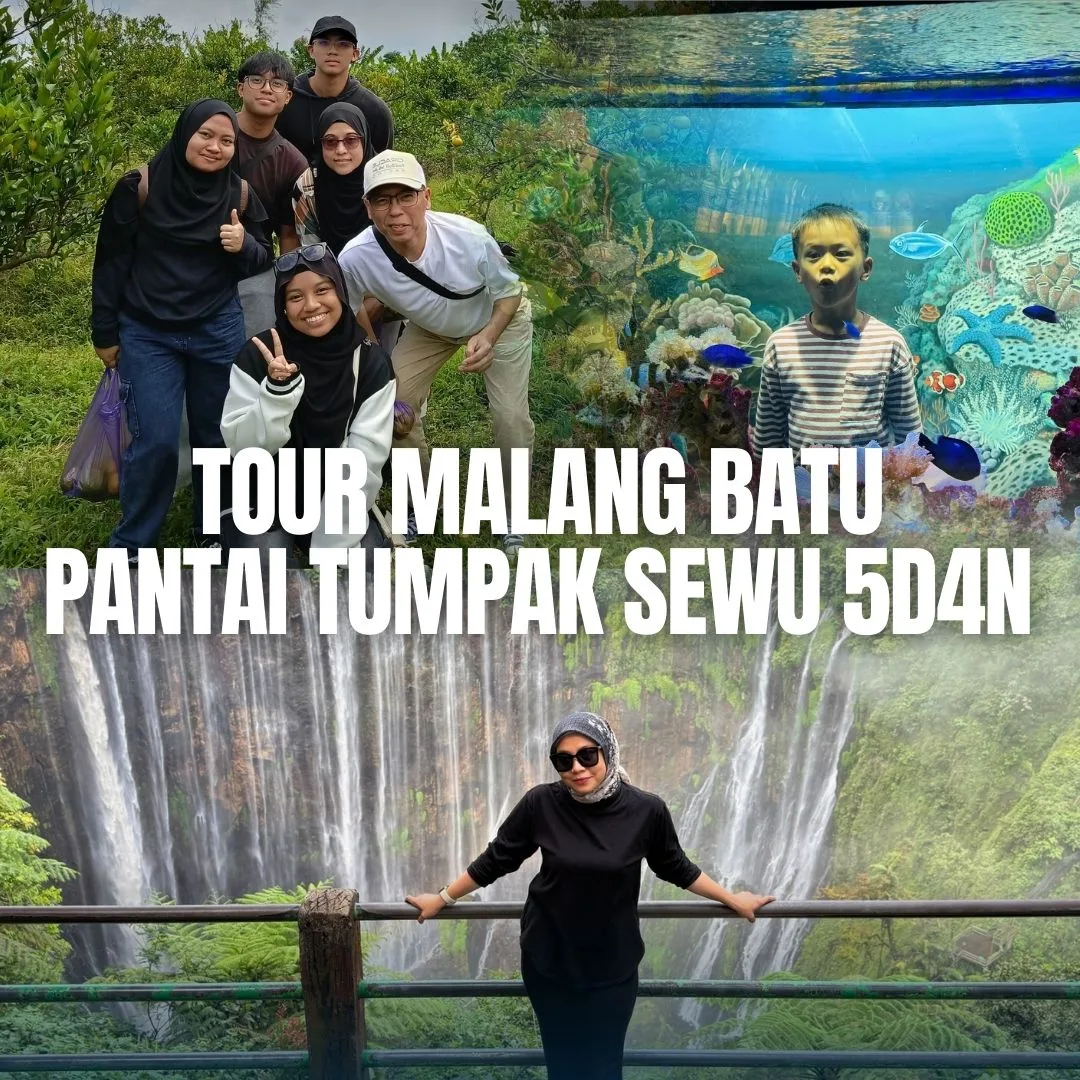 paket wisata malang batu pantai tumpak sewu 5 hari 4 malam