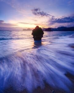 Sunset Pantai Kondang Merak Malang