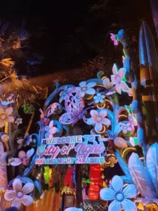 gerbang utama malang night paradise