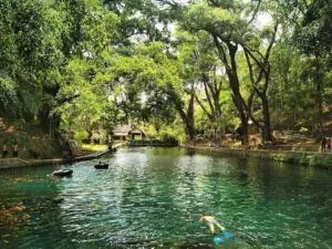 Suasana Sumber Jenon yang menenangkan