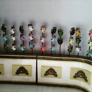 Koleksi topeng malangan di Museum Koleksi topeng malangan di Museum