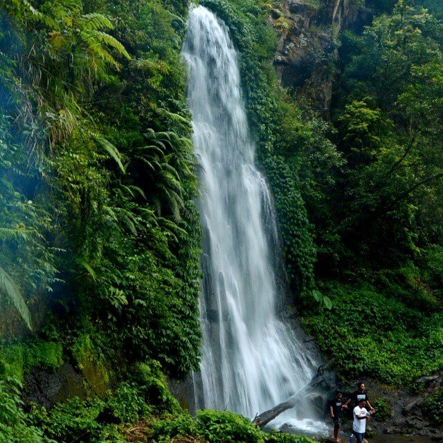 Debit air Coban Tengah yang lebih deras saat musim hujan Debit air Coban Tengah yang lebih deras saat musim hujan