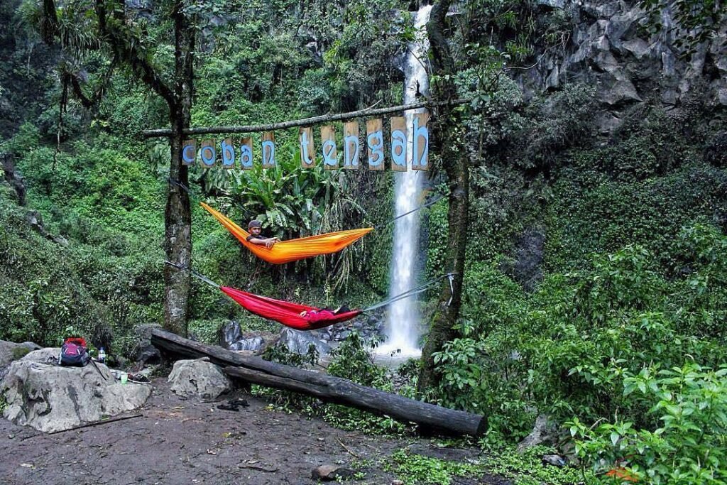 Spot foto di area hammock Spot foto di area hammock