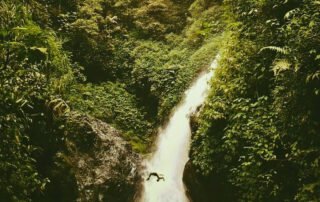 Panorama keindahan Coban Trisula Malang