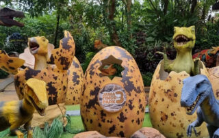 Replika telur dino Jatim Park 3 Batu