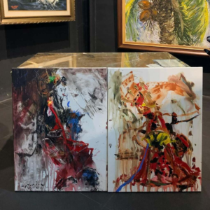 Koleksi lukisan di Gedung Juang 45