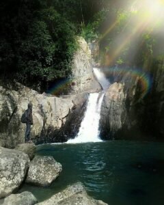 Suasana coban saat pagi