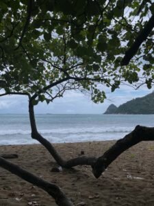 Suasana tenang Pantai Perawan Sidoasri