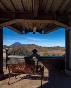 Area bersantai di Seruni Point Area bersantai di Seruni Point