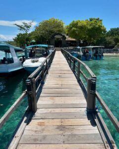Dermaga perahu-perahu bersandar