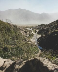 Pemandangan dilihat dari Goa Widodaren