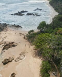 Pantai Parang Kursi dari ketinggian