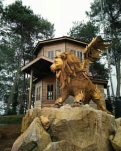 Salah satu spot foto d Taman Langit Salah satu spot foto d Taman Langit