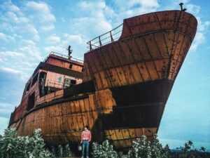 Spot foto dermaga kayu