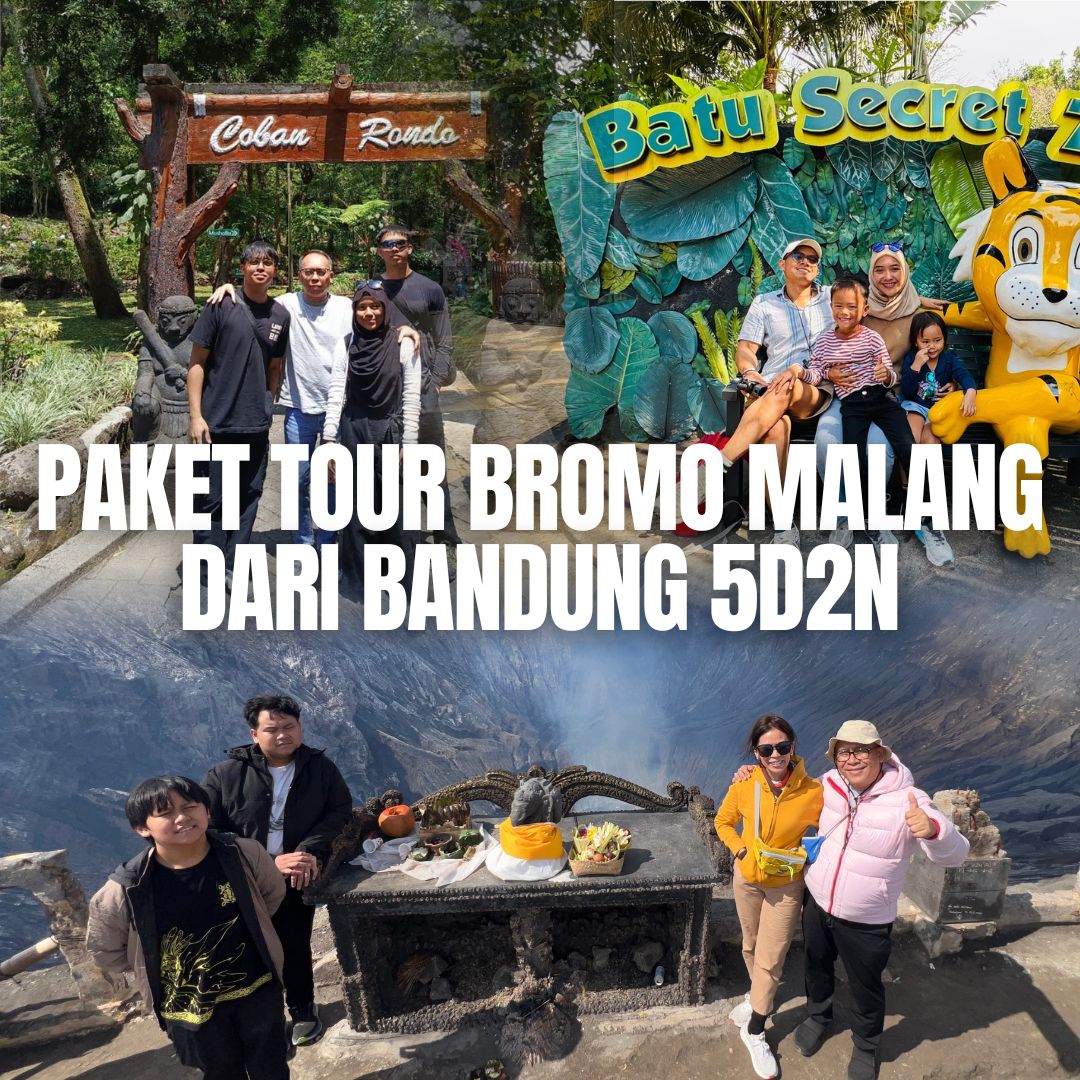 Paket Tour Bromo Malang dari Bandung 5D2N