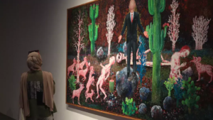 Ruang pameran utama Bale Banjar Sangkring