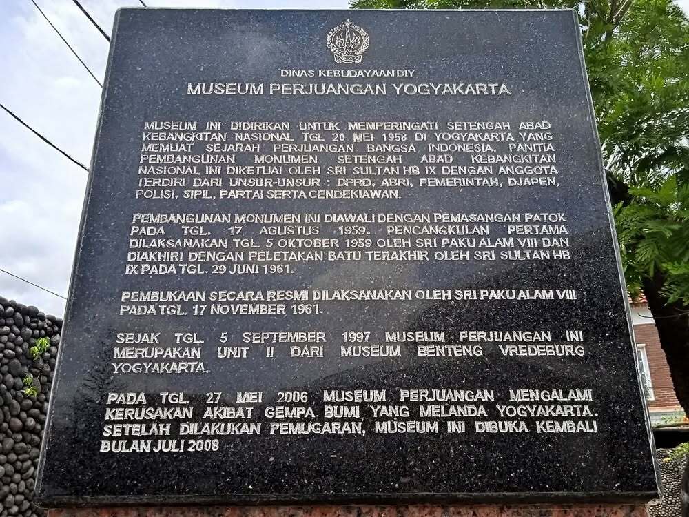 Berdirinya Museum Perjuangan