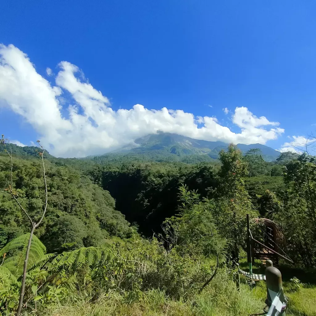 Panorama Gunung Merapi