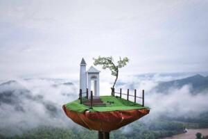 Keindahan pemandangan dari Bukit Panguk Kediwung