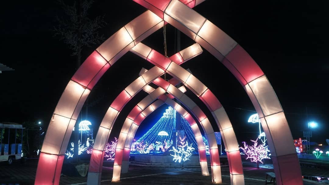 Keindahan Taman Pelangi