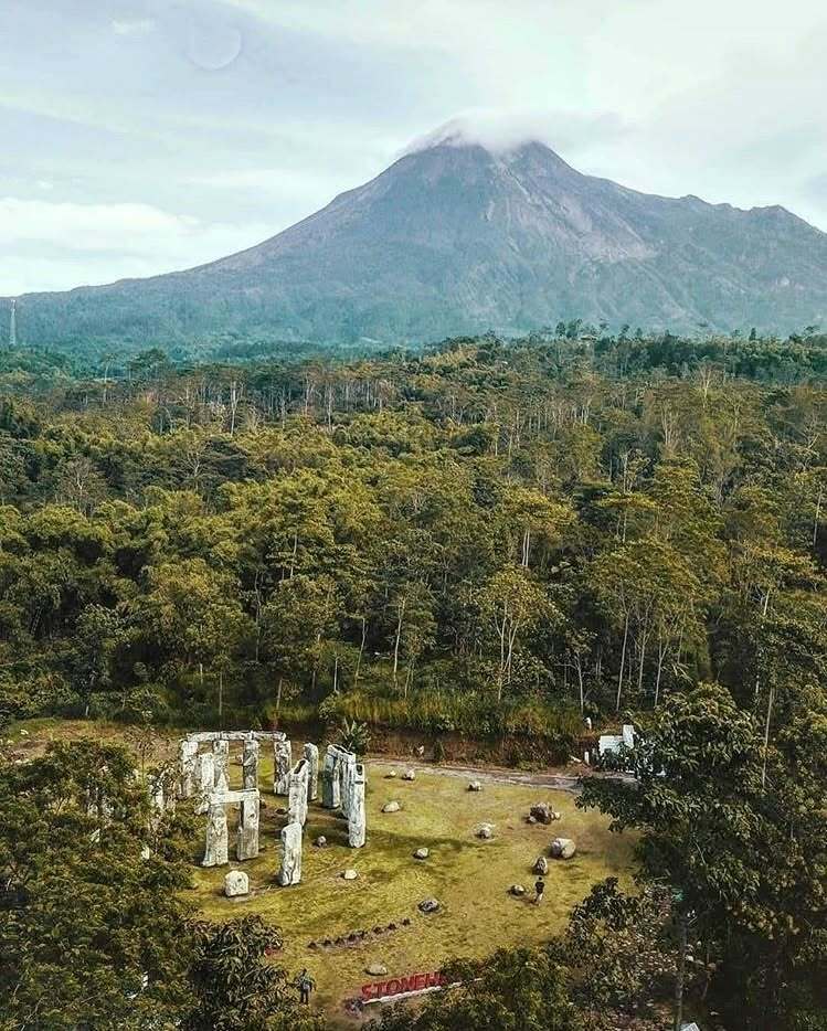 Pemandangan Gunung Merapi Pemandangan Gunung Merapi