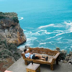 Salah satu spot foto di Puncak Segoro