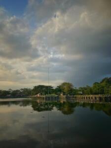 Panorama Embung Kaliaji di kawasan Kabupaten Sleman Panorama Embung Kaliaji di kawasan Kabupaten Sleman