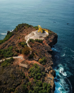 Panorama Pantai Krakal dari ketinggian