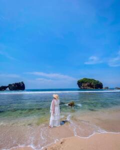 Foto di tepi pantai