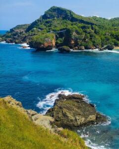 Spot foto di atas tebing